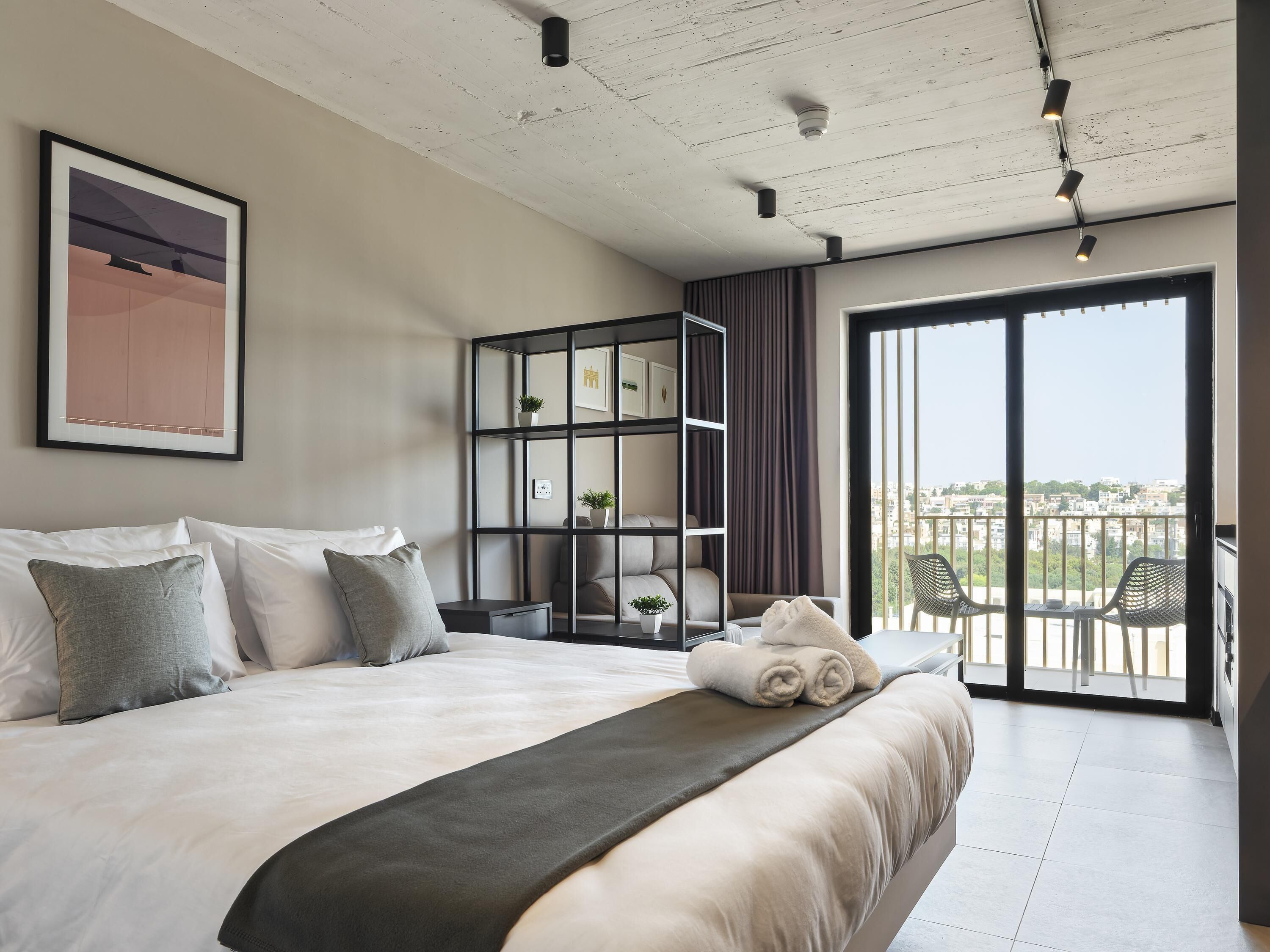Studio, 1 tweepersoonsbed | Lakens van Egyptisch katoen, luxe beddengoed