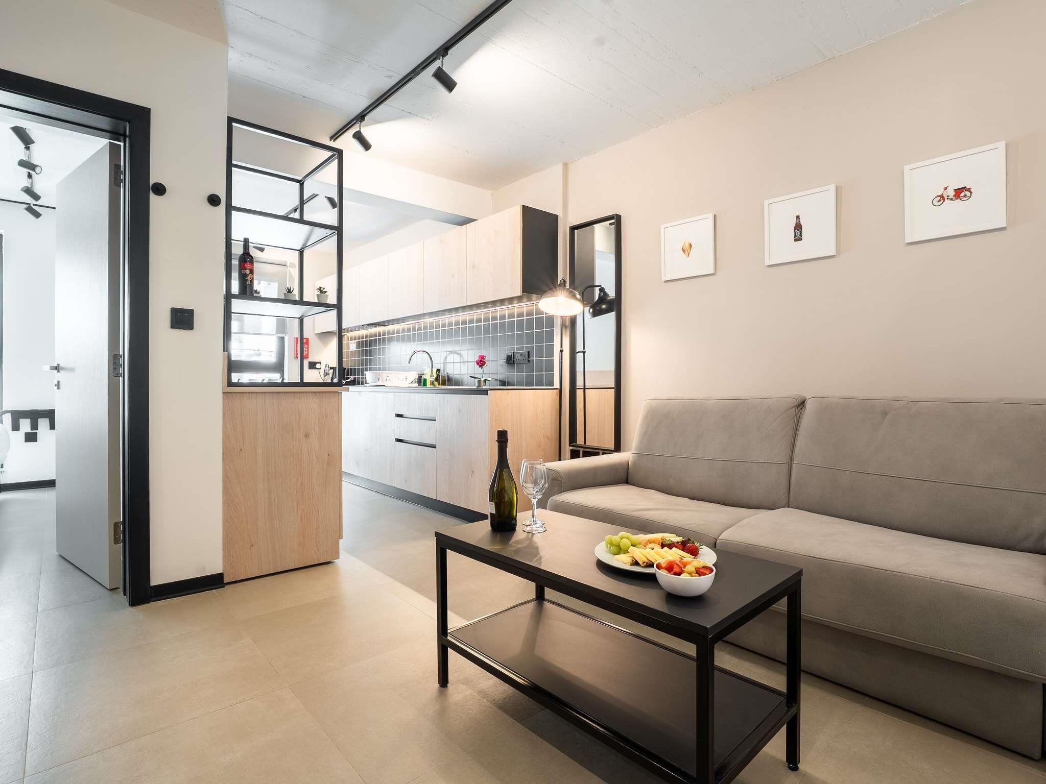 Superior Apartment, 1 Bedroom | Egyptian cotton sheets, premium bedding, memory foam beds, in-room safe