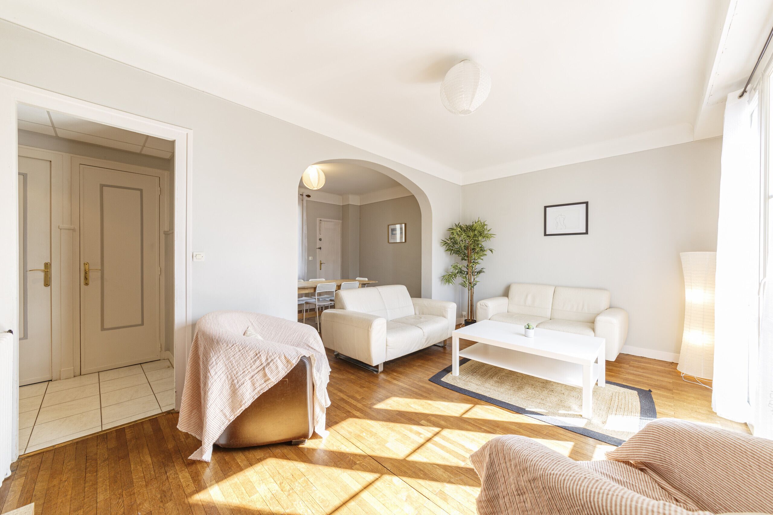 Appartement 3 chambres, avec jardin