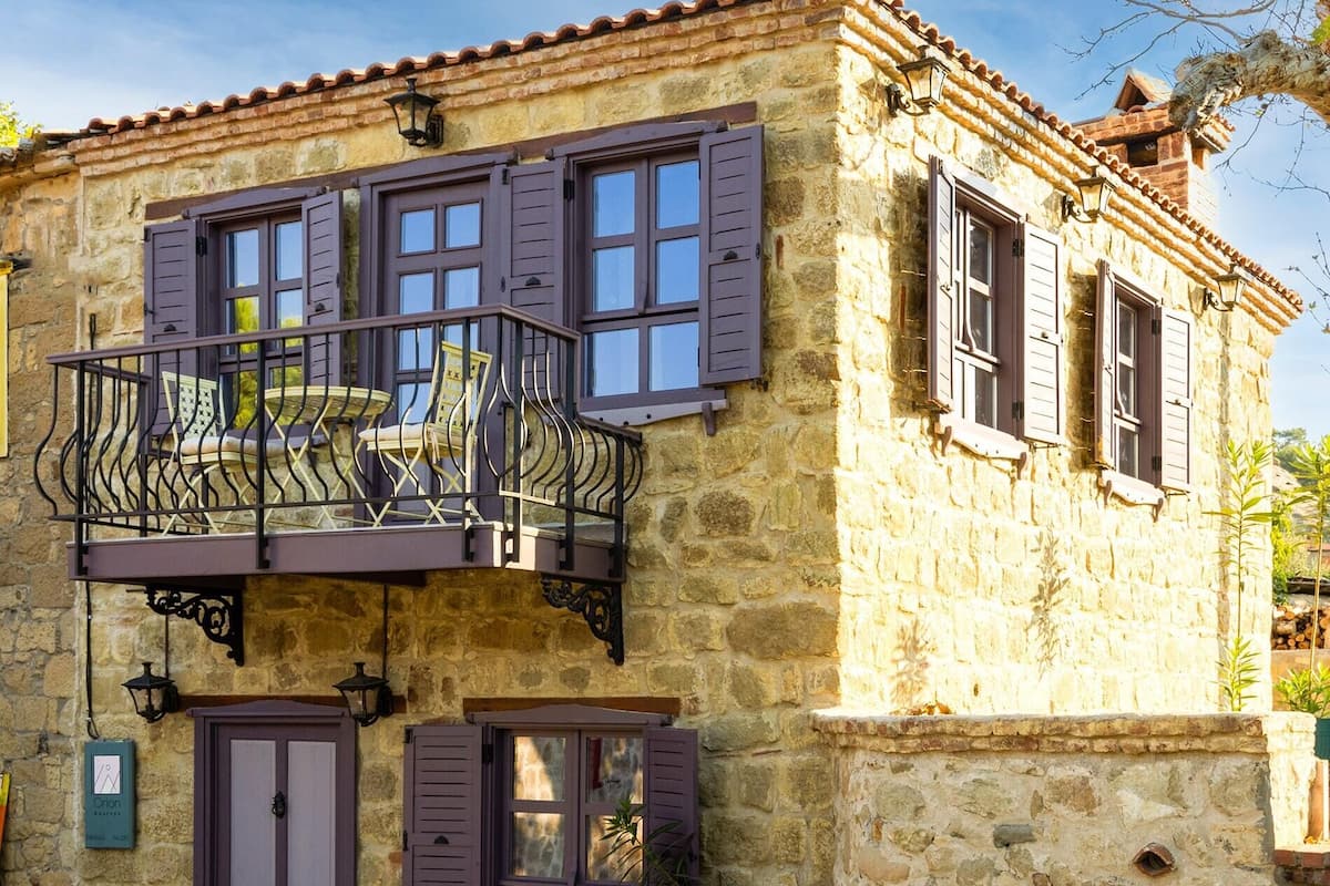 Deluxe villa, 1 queensize bed, gedeeltelijk uitzicht op zee | Exterieur