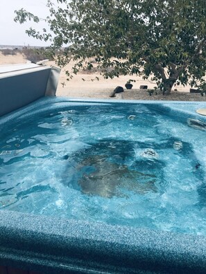 House, Multiple Beds, Hot Tub, Mountain View | Pool - Golden Serenity (Joshua Tree)