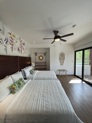 4 bedrooms, in-room safe, desk, iron/ironing board