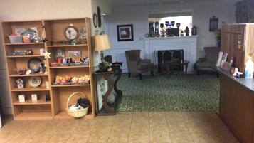 Sitteområde i lobbyen