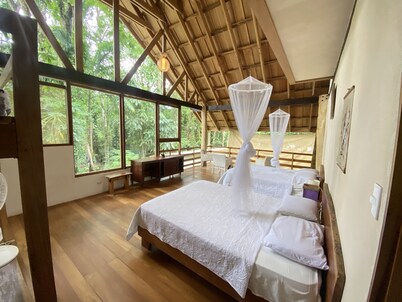 
Private natural house, bungalow 
seafront paradise, Jungle, lots of animals! 