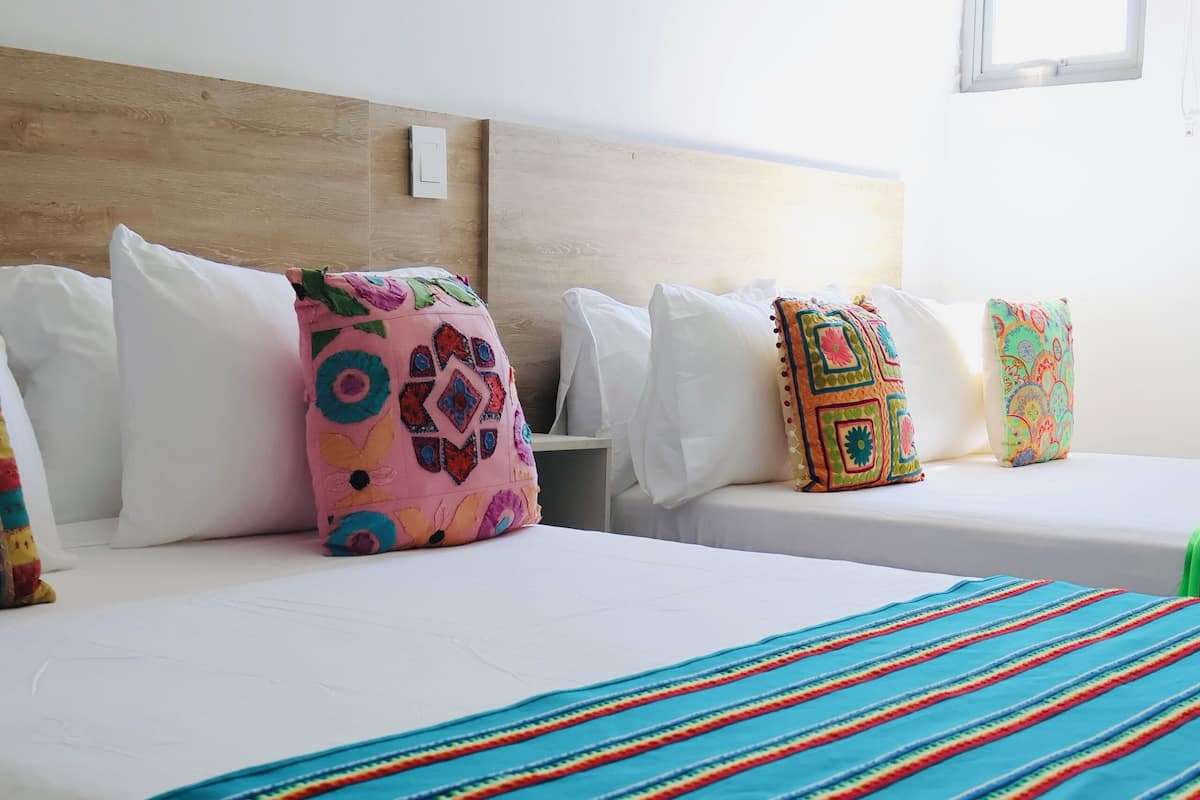 Free WiFi, bed sheets