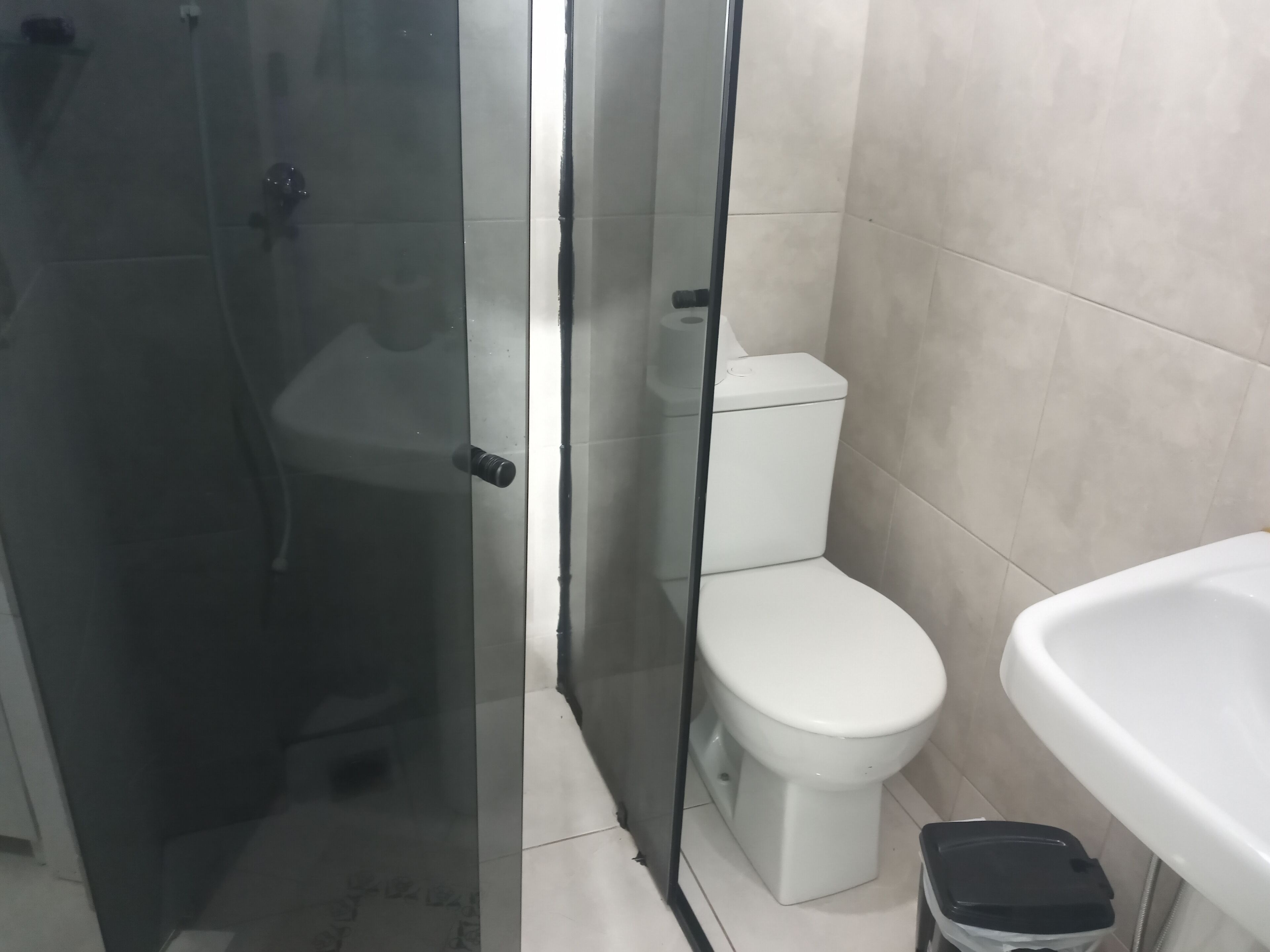 Bidet, towels, soap