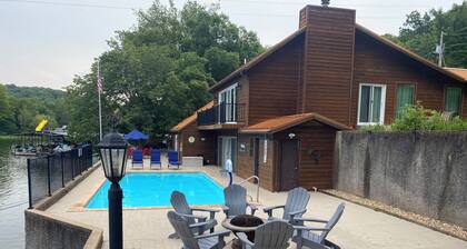 Amazing 5 bedroom, 4 bath home with Private Pool & Dock located in a great cove.