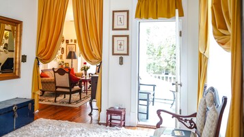 The Grand Presidential Suite w/ Private Sitting Room, Private Bathroom and Two Private Porches | Individually decorated, individually furnished, laptop workspace