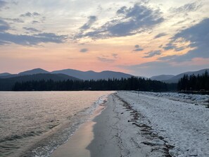 Vlak bij het strand, strandlakens