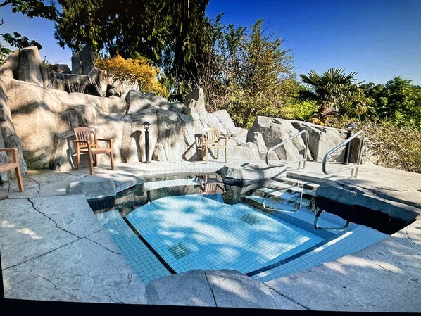 Indoor pool, a heated pool