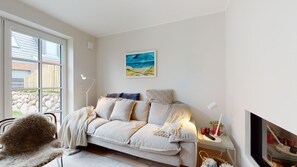 TV, fireplace - Ellis beach house Sylt (Hörnum (Sylt))