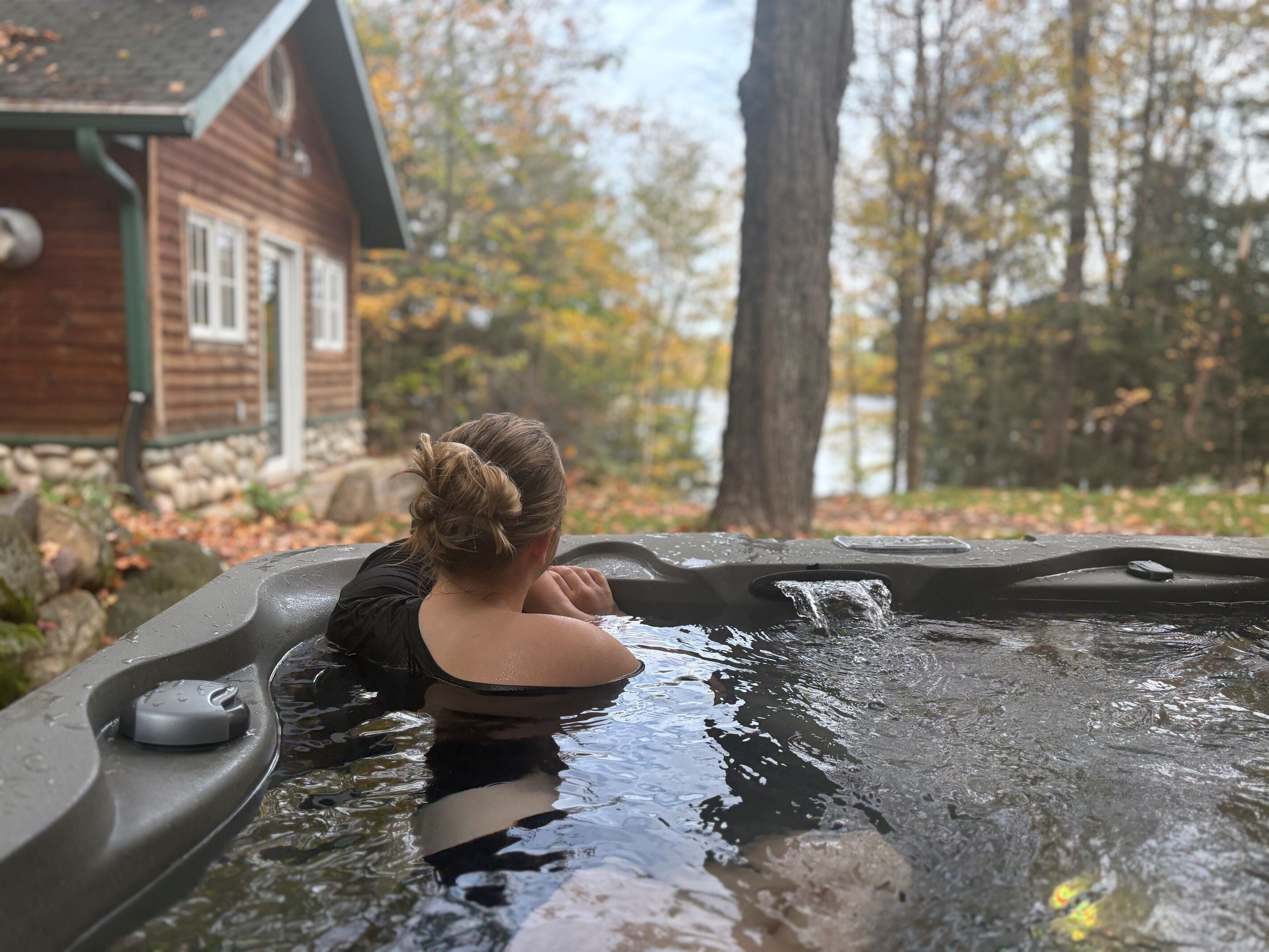 Bain à remous extérieur