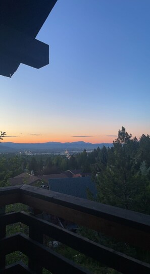 Vue depuis l’hébergement 