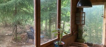 Bungalow 'In the Forest by the Lake - Biberspur' with Lake View and Garden