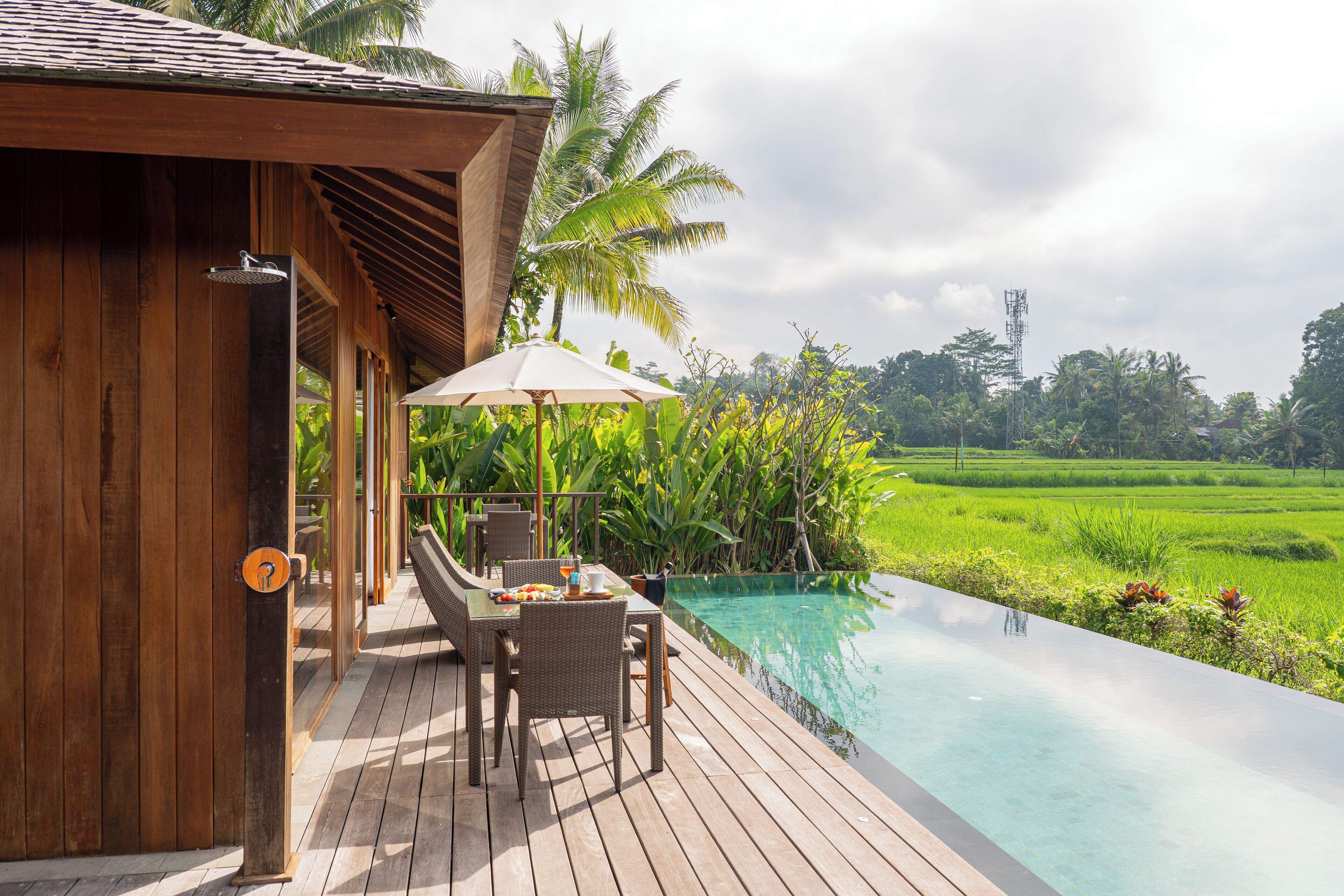 2 Bedroom Pool Villa with Rice Field View and Daily Scheduled Activities | Premium bedding, pillowtop beds, minibar, in-room safe