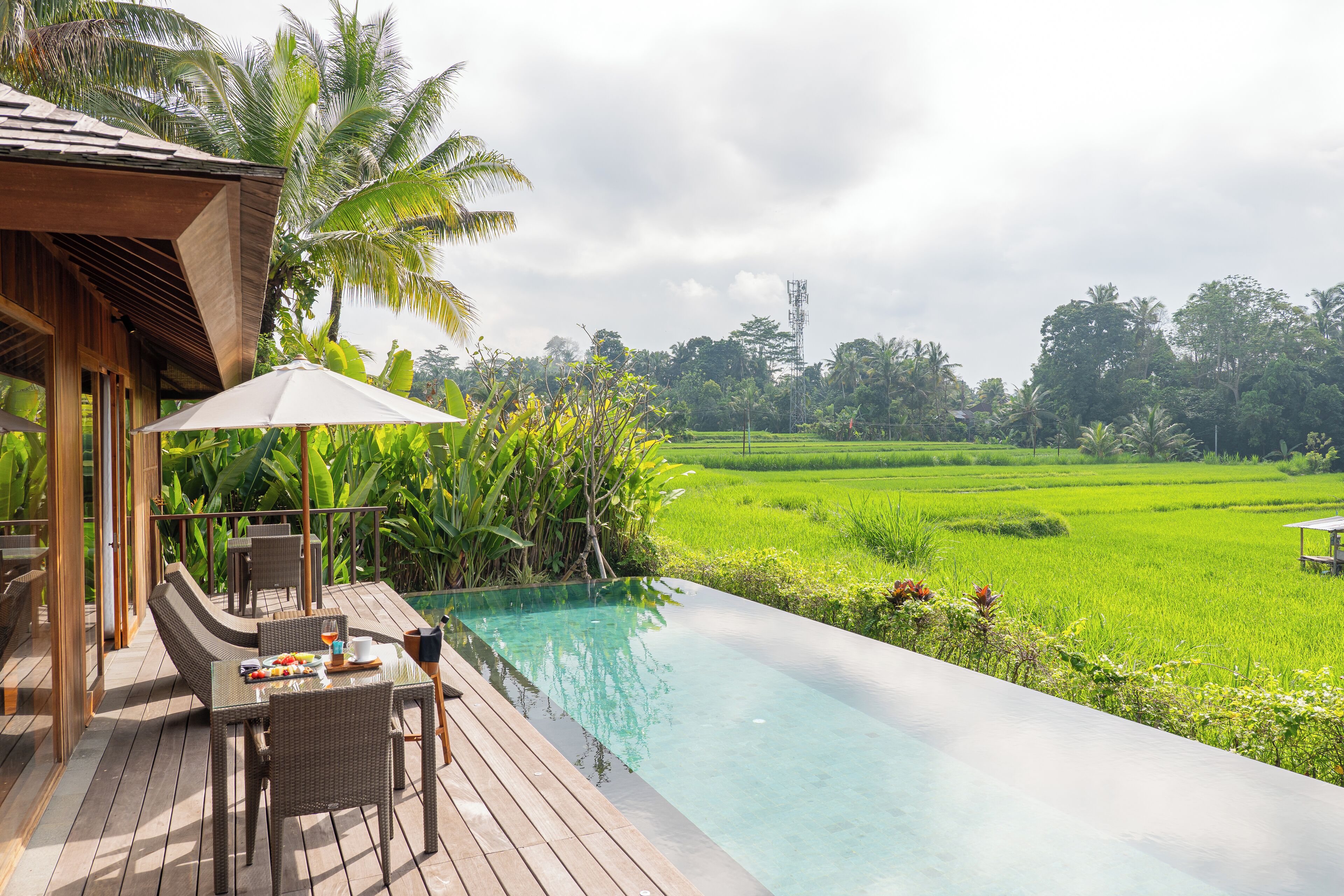 2 Bedroom Pool Villa with Rice Field View and Daily Scheduled Activities