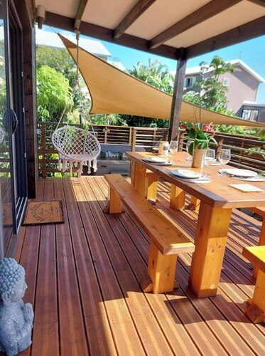 Chalet Cosy Avec 2 Terrasses et Jaccuzi Privé à Ste Marie