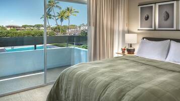 Zimmer, 1Â King-Bett, Poolblick | Ausblick vom Zimmer