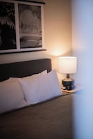 Premium bedding, in-room safe, blackout curtains, free rollaway beds