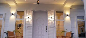 The villa is built in the middle of fruit farms, giving birds eye view of valley