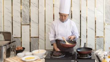 Frokostbuffé er inkludert hver dag