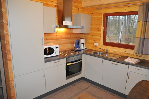 Mikrovågsugn, ugn, spishäll och diskmaskin
