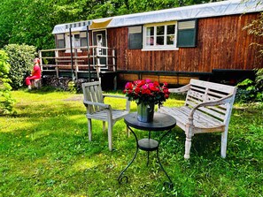 Terrace/patio - Zirkuswagen am Landhaus Labes (Stechlin)