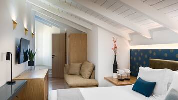 Suite presidencial | 1 dormitori, roba de llit d'alta qualitat i cobrellits