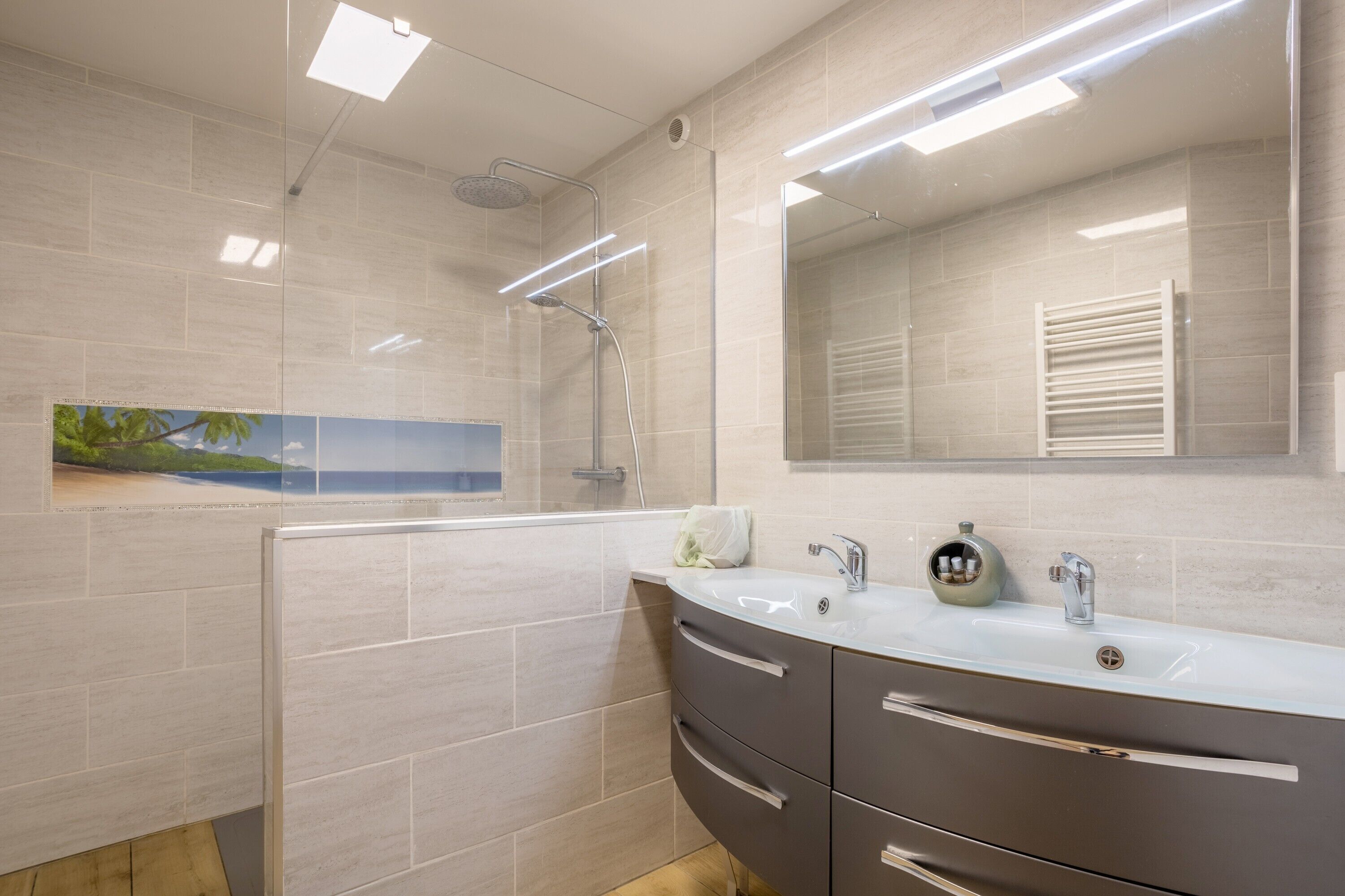 Dusche, Handtücher
