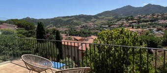 Renovated apartment on the 1st floor of a farmhouse 5 minutes' walk from Collioure