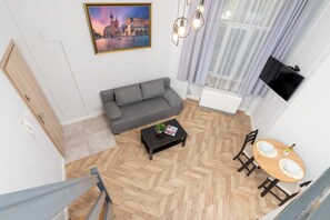 TV - Sunny Studio with Mezzanine | Close to Main Square (Kraków)