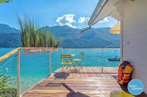 Terrace/patio - Chalet Coquillage – Waterfront Escape on Lake Annecy (DOUSSARD)