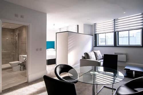 Apartment, 2 Bedrooms | Living area | 50-inch Smart TV with digital channels, TV