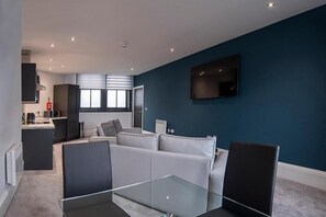 Apartment, 2 Bedrooms | Living area | 50-inch Smart TV with digital channels, TV - Cavern Quarter Apts - 31 North John St (Liverpool)
