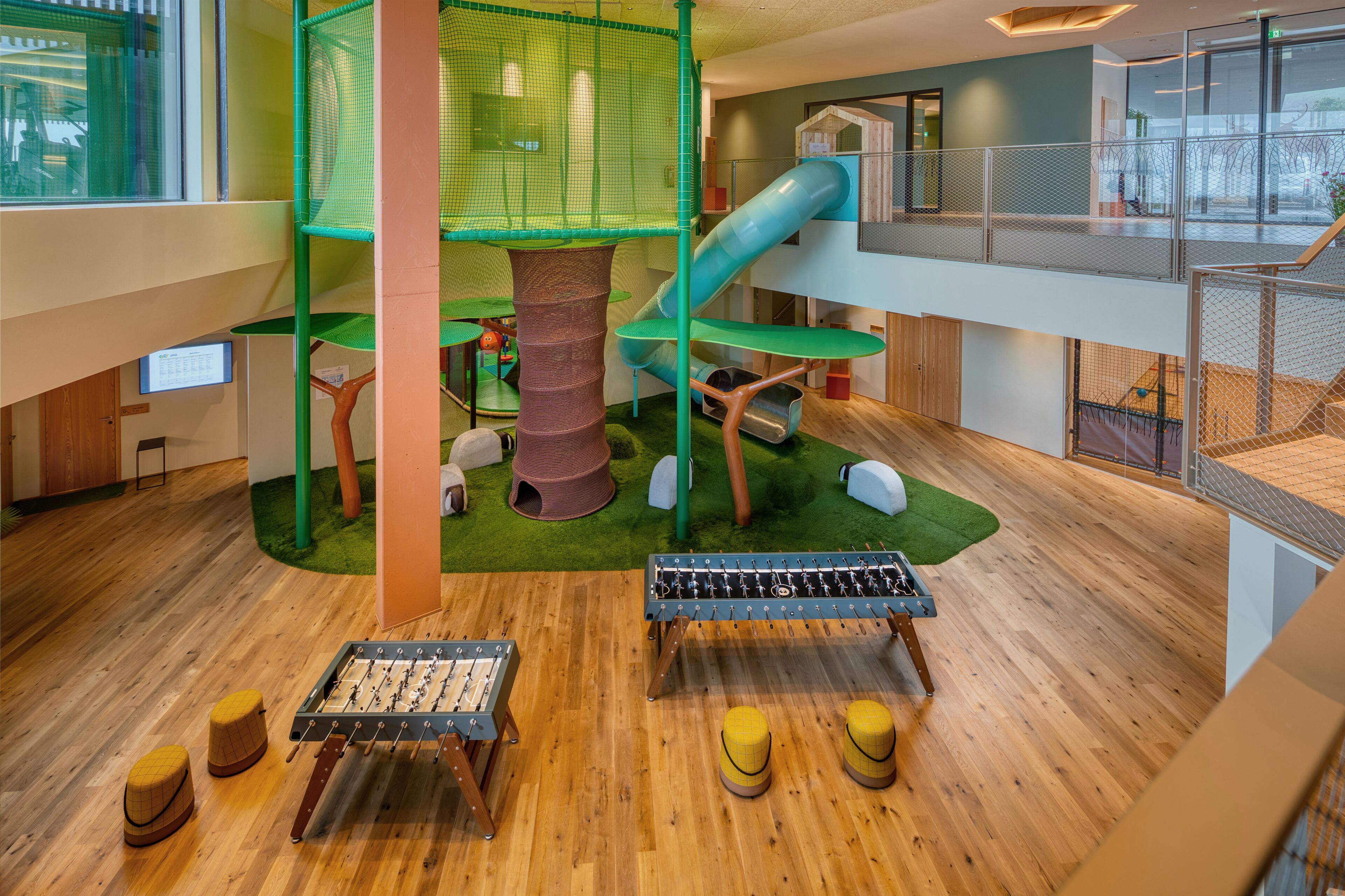 Innendørs lekeområde for barn