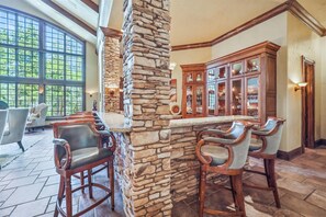 Bar (on property) - Experience luxury at Gold King Retreat, a large home in Breckenridge with a private hot tub. (Breckenridge)