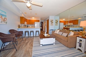 Condo, 1 Bedroom | Living room - Jamaica Bay 307a 1 Bedroom Condo by RedAwning (Ocean City)