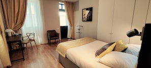 Apartamento | Quartos à prova de som, Wi-Fi de cortesia, roupa de cama