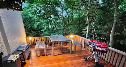 Natural hot spring, Villa with a view of autumn leaves and mountains, Towada stone bath, Newly rebuilt by Sumitomo Forestry, Fireworks and BBQ are welcome, Four Seasons Garden and free parking lot