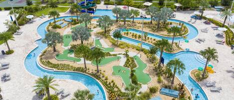 Una piscina riscaldata