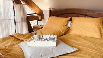 1 dormitorio, cuna de viaje, wifi gratis y ropa de cama