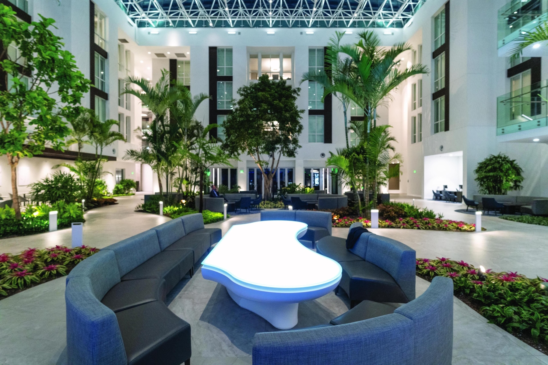 Sala de estar en el lobby