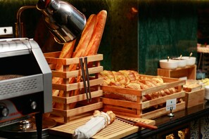 Gratis frukostbuffé varje dag 