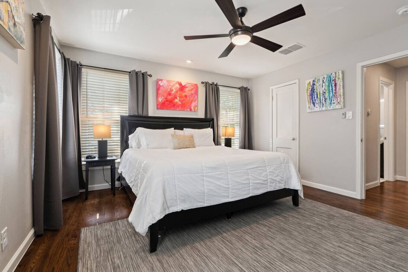 1 bedroom, iron/ironing board, travel crib, WiFi