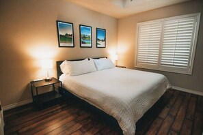 3 bedrooms, iron/ironing board, WiFi, bed sheets