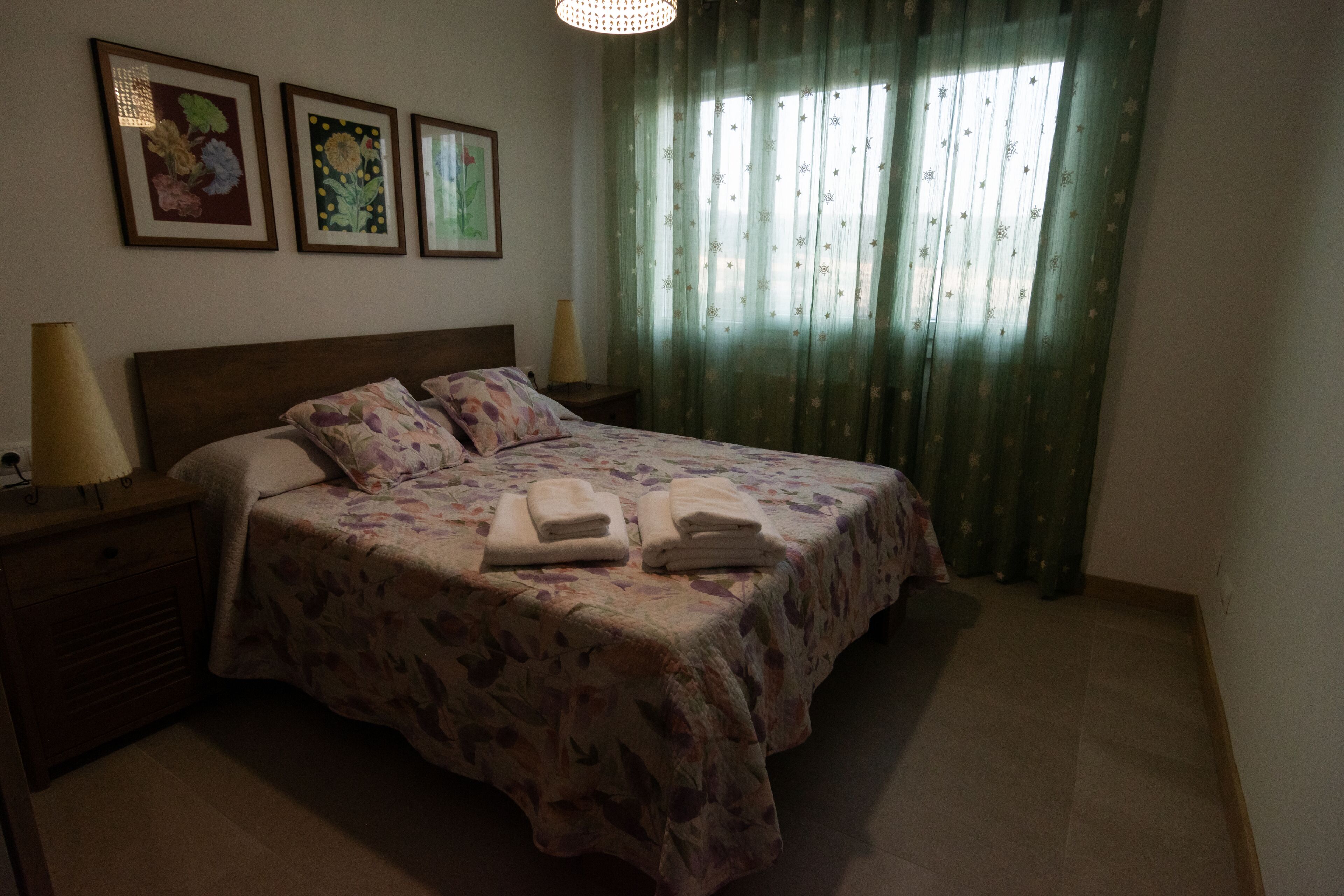 3 slaapkamers, een strijkplank/strijkijzer, gratis wifi, beddengoed