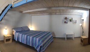 1 sovrum och sängkläder