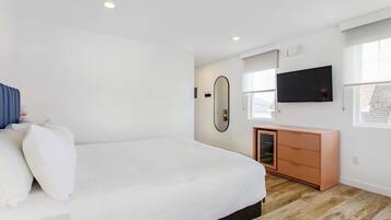 Blackout curtains, iron/ironing board, free WiFi, bed sheets