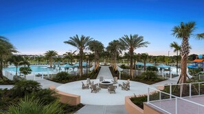 Outdoor dining - Mickey, Minions, & Poolside Family Getaway (Kissimmee)