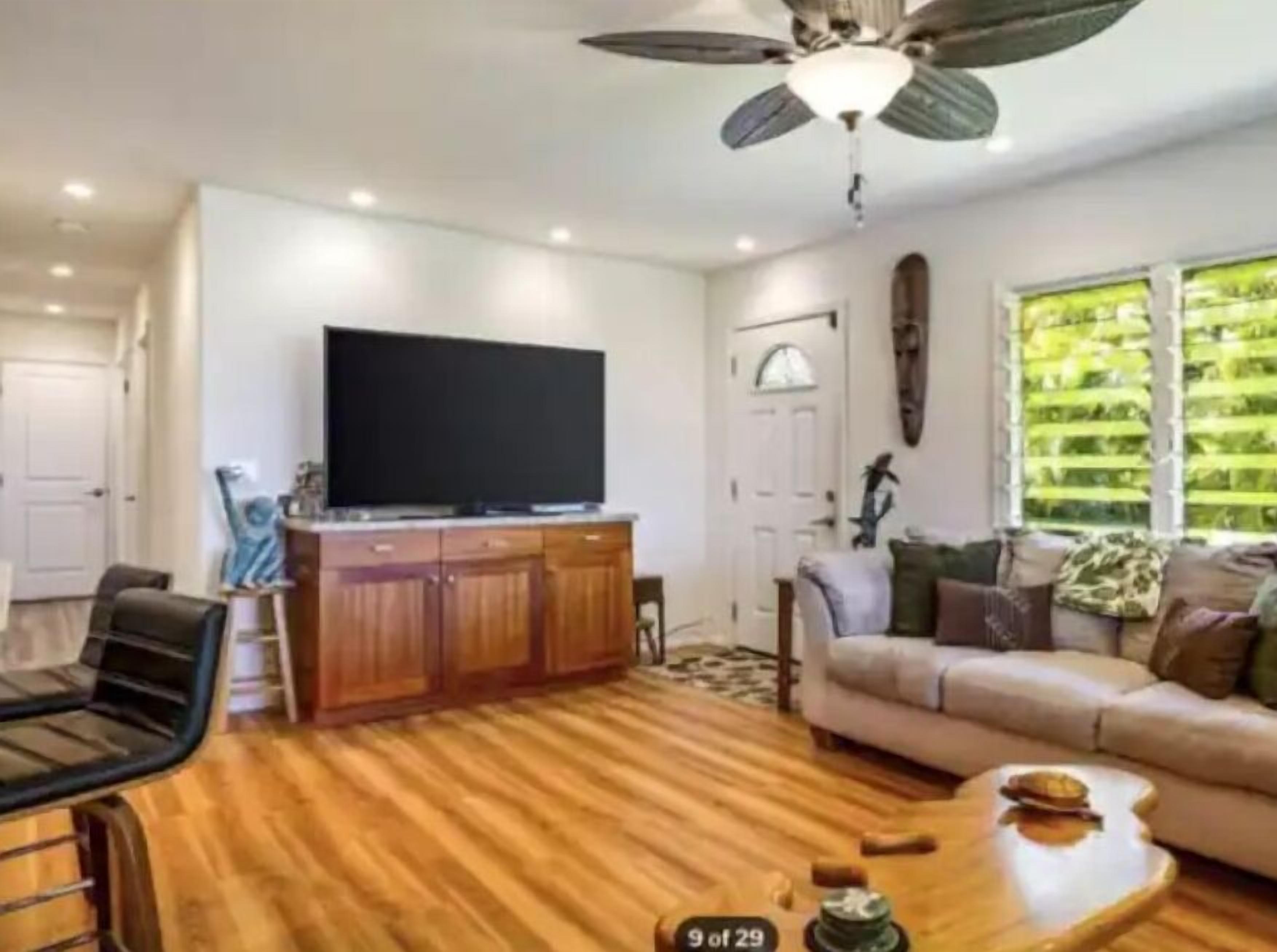 Smart TV, DVD player, books